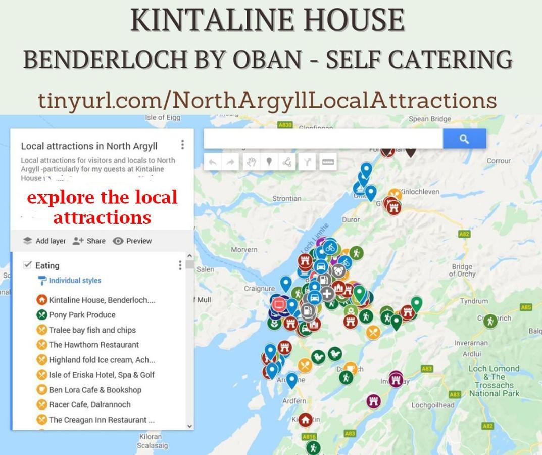 Kintaline-spacious Private Well Equipped On Small Farm, Close To Beach, Woods