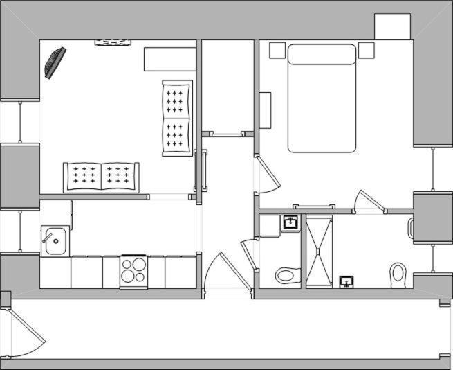 One Bedroom Flat, Very Close To Town Center. Apartment *